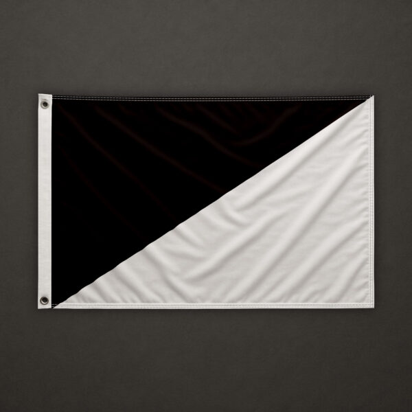 Black and White Flag