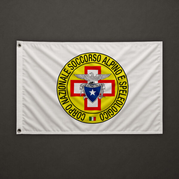 CNSAS - National Alpine and Cave Rescue Corps Flag