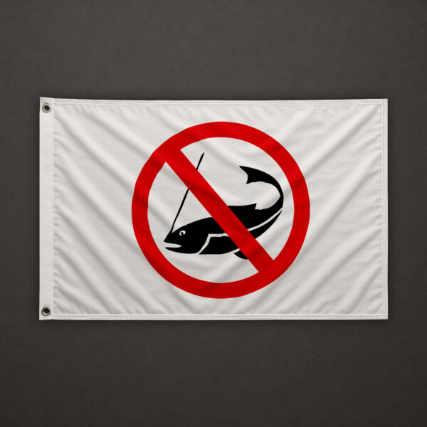 Ban on fishing Flag