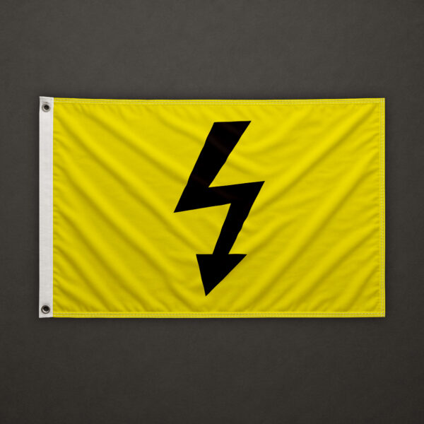 Danger High Voltage Flag