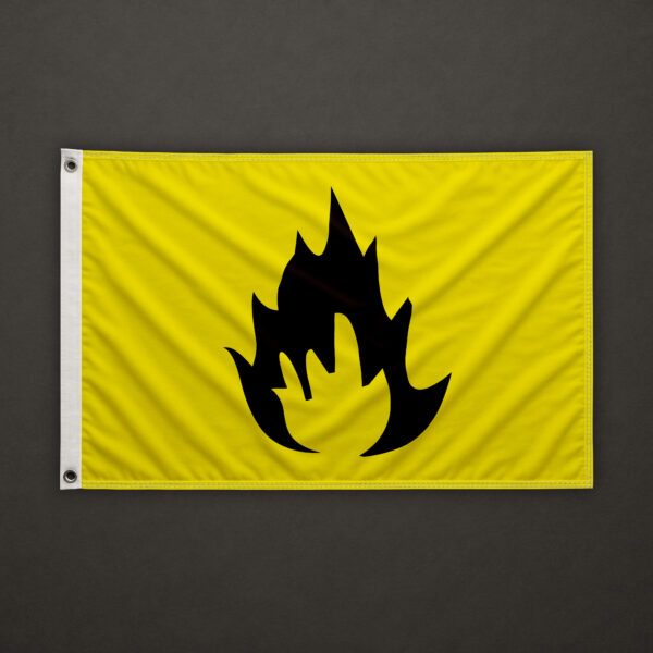 danger Flammable Flag