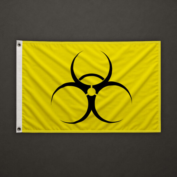 Danger biohazard Flag