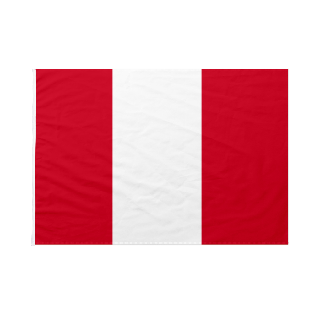 Bandiera da bastone Perù 50x75cm 