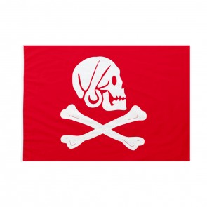 Bandiera Pirati Henry Avery rossa