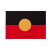 Bandiera da bastone Aborigena Australiana 20x30cm