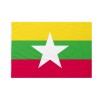Bandiera da bastone Birmania 20x30cm