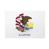 Bandiera da bastone Illinois 20x30cm