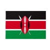 Bandiera da bastone Kenya 20x30cm