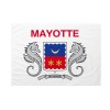 Bandiera da bastone Mayotte 50x75cm