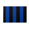 Bandiera da bastone Nera Azzurra a righe 50x75cm