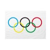 Bandiera da bastone Olimpiadi 20x30cm