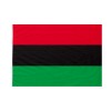 Bandiera da bastone Pan Africana 20x30cm