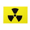 Bandiera da bastone Pericolo radiazioni 50x75cm