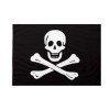 Bandiera da bastone Pirati Edward england nera 20x30cm