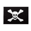 Bandiera da bastone Pirati Richard Worley nera 20x30cm
