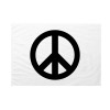 Bandiera da bastone Simbolo della pace 20x30cm
