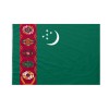 Bandiera da bastone Turkmenistan 50x75cm