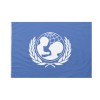 Bandiera da bastone UNICEF 100x150cm