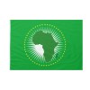Bandiera da bastone Unione Africana 20x30cm