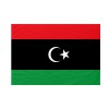 Bandiera da bastone Libia 30x45cm