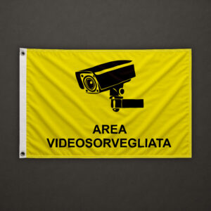 area under video surveillance Flag