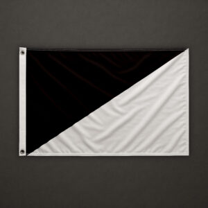 Black and White Flag