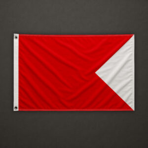International Code Nautical - BRAVO Flag