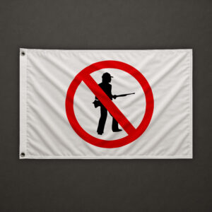 Hunting ban Flag