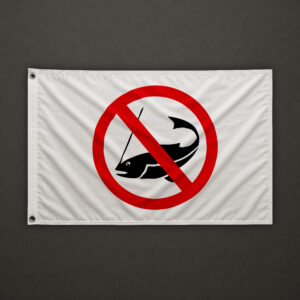 Ban on fishing Flag