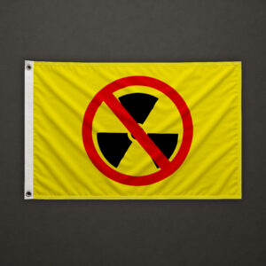 No to nuclear power Flag