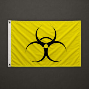 Danger biohazard Flag