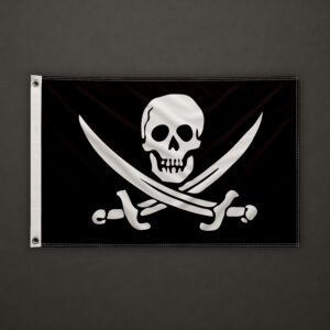 Pirates of the Caribbean - Jolly Roger Calico Jack Rackham Flag