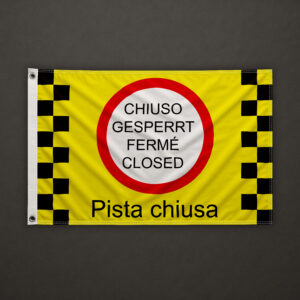 Closed ski run Flag
