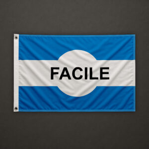 Easy ski run Flag