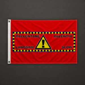 Danger ski run slow Flag