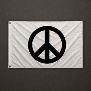 Peace Symbol Flag