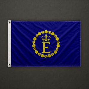 Banner Queen Elizabeth II Flag